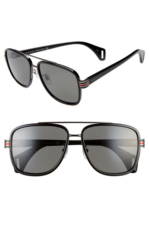 gucci aviator sunglasses nordstrom rack|Gucci aviator sunglasses men's.